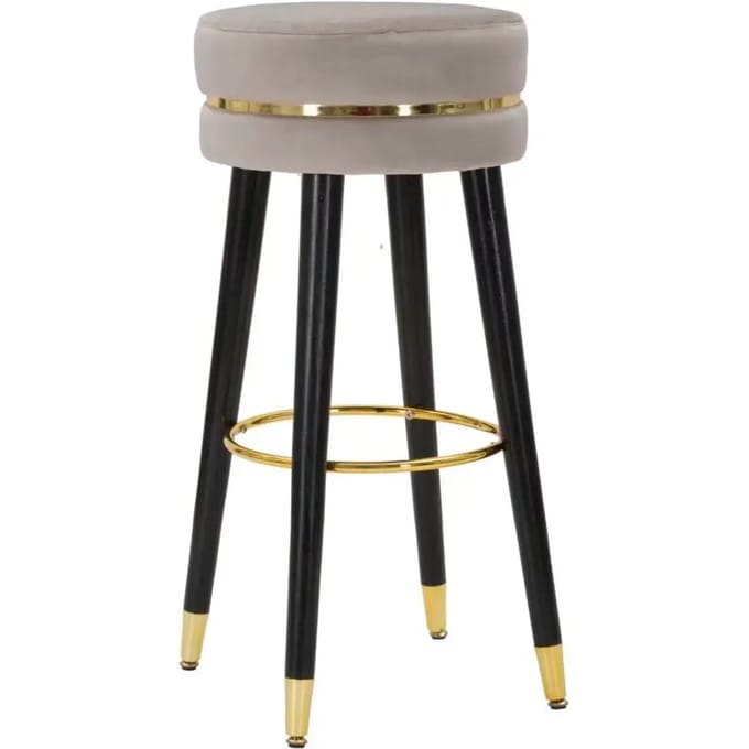 Barkruk Paris Grigio/gold Ø 35×74 cm