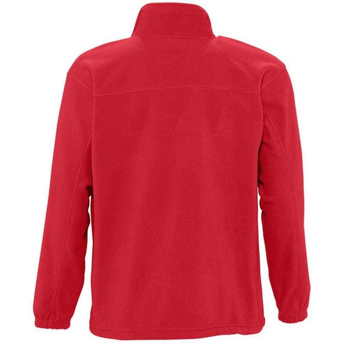SOLS Volwassen uniseks fleecejack North (Rood)