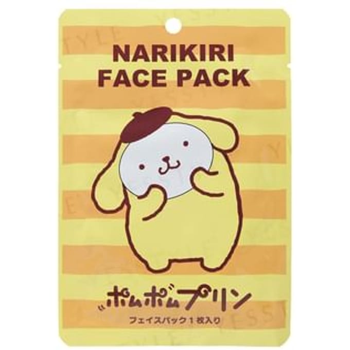 ASUNAROSYA - Sanrio Pompompurin Narikiri Face Pack 1 pc
