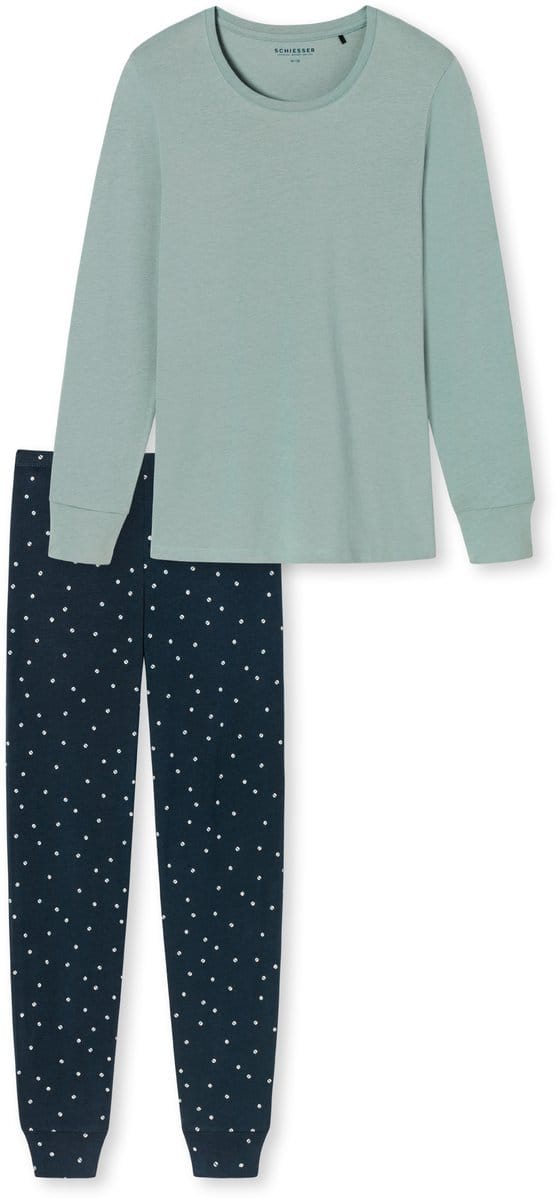 Schiesser Maat L Essentials Comfort Fit Dames Pyjamaset
