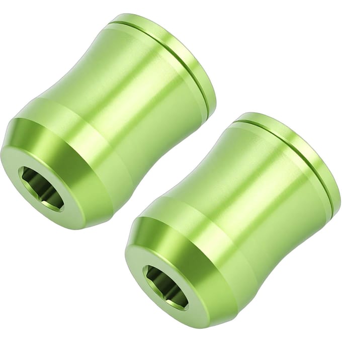 2 STuks Magnetische Schroefhouder Ringen 6,35 mm Zeskant Schacht Schroevendraaier Bit Magnetizer Hoge Hardheid Aluminiumlegering Groen