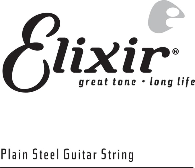 Elixir Strings Anti-Rust - Losse Gitaarsnaar - Plain Steel - .011 - Anti-Roest Coating - Elektrisch en Akoestisch - Per Stuk