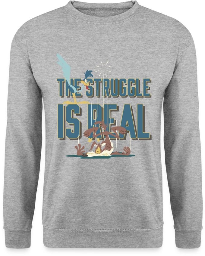 Looney Tunes The Struggle Is Real Sweater Heren