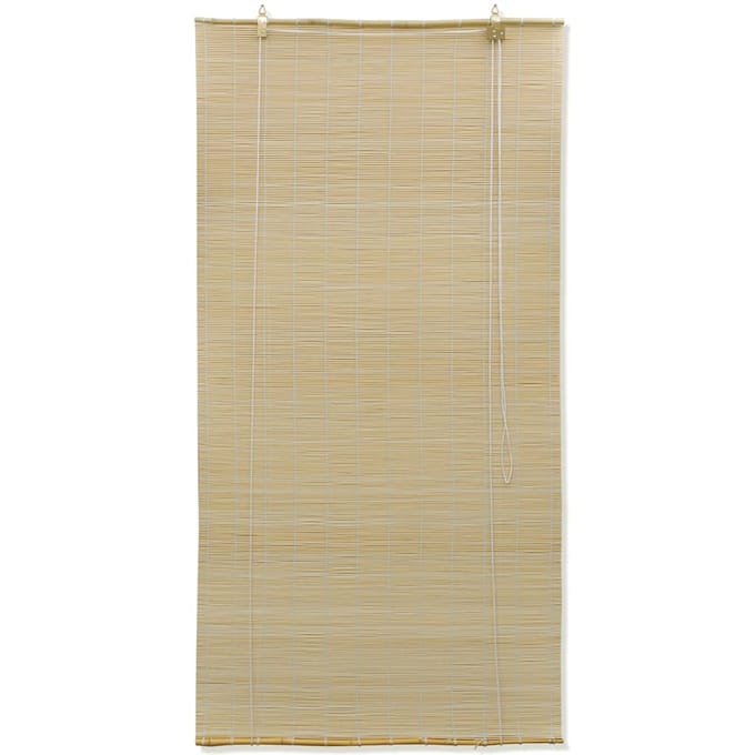 vidaXL - Rolgordijn - 120x220 - cm - bamboe - natuurlijk