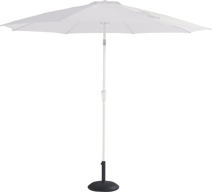 Hartman parasol Tillt 270 cm wit | Topkwaliteit parasol | UV beschermend