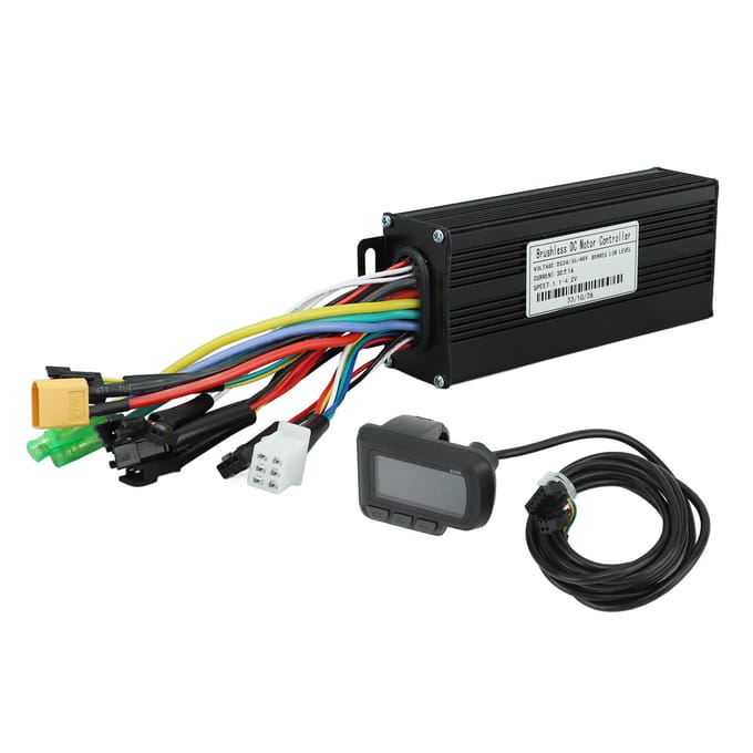 24V 36V 48V 1000W?1500W 30A 3-standen Sinusgolf Controller LCD Display Kit voor Elektrische Fiets Scooter gray