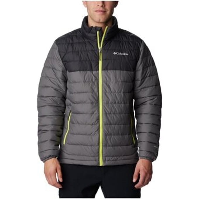 Columbia Powder Lite™ Jacket - Heren Jas - Gewatteerde tussenjas - Maat S - Grijs