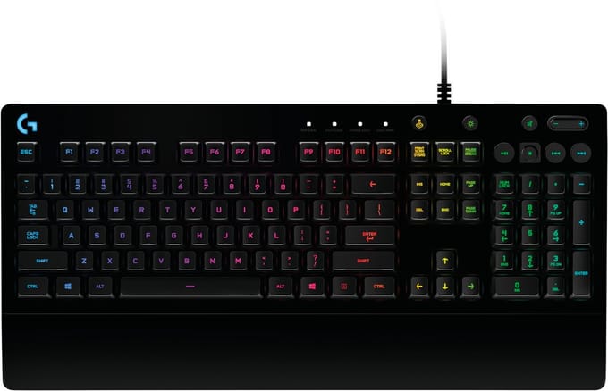 Logitech G213 toetsenbord USB QWERTY Pan Nordic Zwart