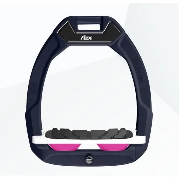 Veiligheidspaletten voor paardrijden Hellend Grip Groen/Wit/Roze Flex-On Safe-On