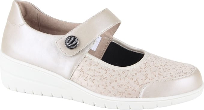 Solidus -Dames - beige - ballerina's & mocassins - maat 39.5