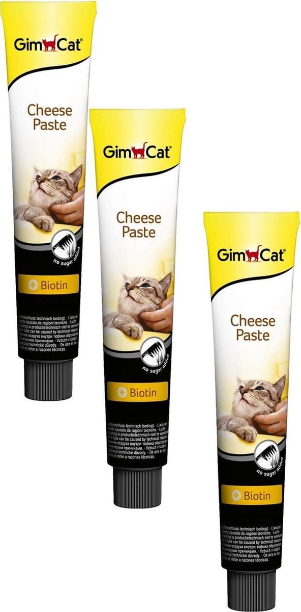 Gimcat Cheese-Pasta - Kattensnack - 3 x 100 g