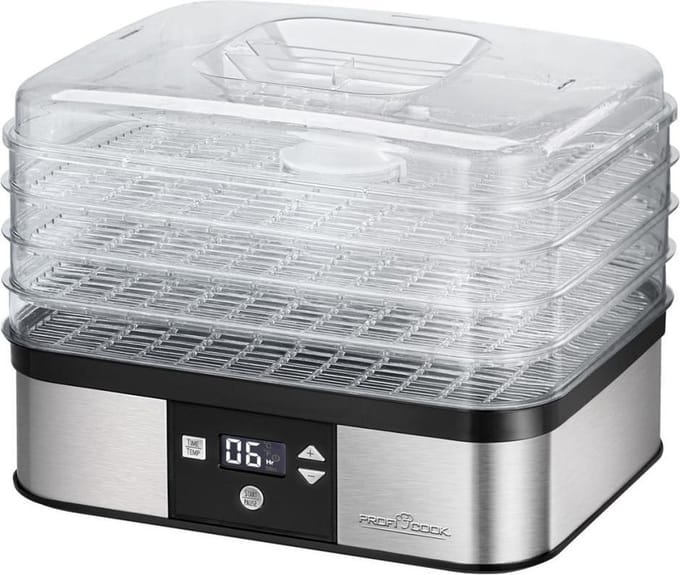 ProfiCook DR 1116 - Voedseldroger - 350 W - zilver
