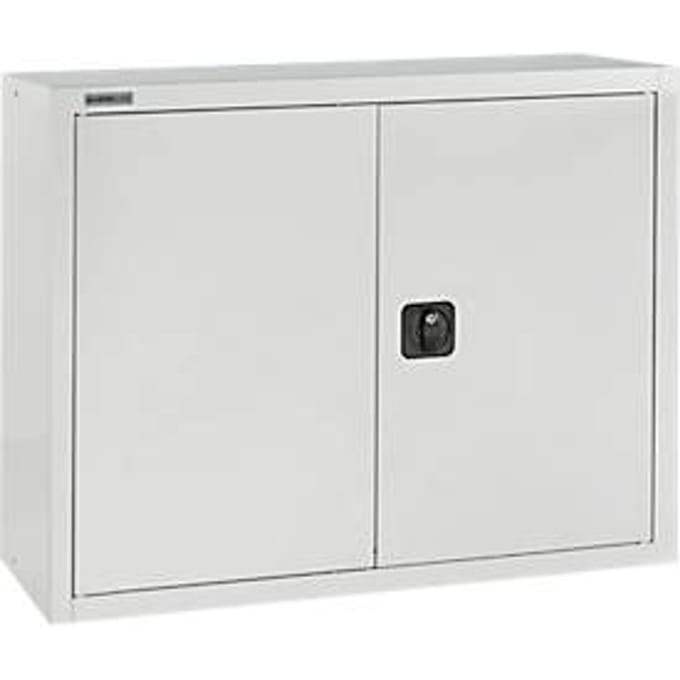 Schäfer Shop Select  opzetkast, afsluitbaar, hoogte 800 mm, breedte 800 mm, lichtgrijs