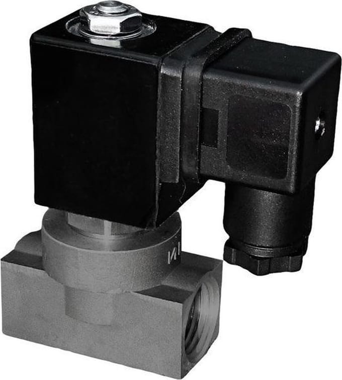 Magneetventiel LP-DA 1/2'' lage druk aluminium NBR 0-600mbar 24V DC - LP-DA012A090N-024DC