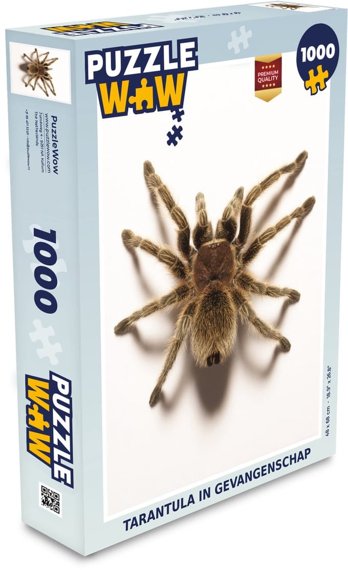 Puzzel Tarantula in gevangenschap - Legpuzzel - Puzzel 1000 stukjes volwassenen