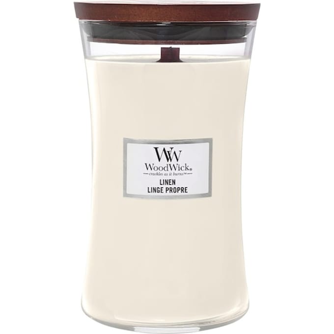 WoodWick Geurkaarsen Linnen Dames 610 g