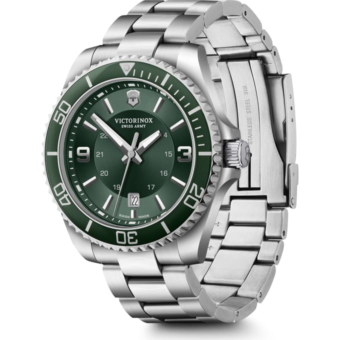 Victorinox MAVERICK 241934 Heren Zilveren Horloge