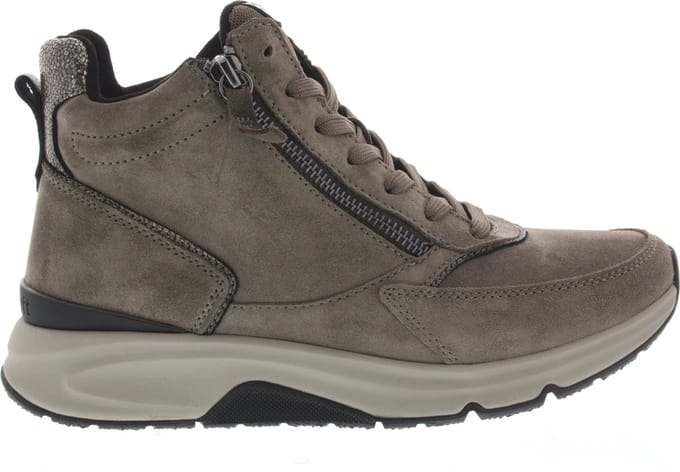 Dames Veterschoenen Gabor 56.887.30 Rolling Soft Taupe - Maat 4½