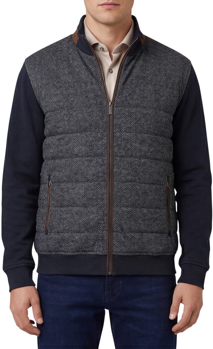 Bugatti vest blauw