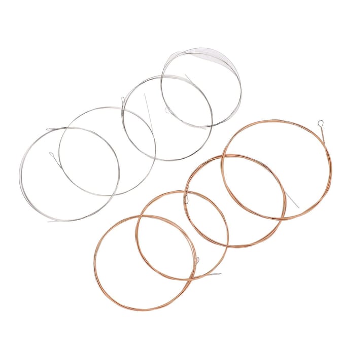 8 Stuks Mandoline Snaar Fosforbrons Stabiel Timbre 8 Snaar Mandoline Snaren voor Vervanging white
