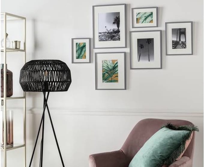 Argos Home Gallery Fotolijst 6 Stuks - Grijs - 27x42cm