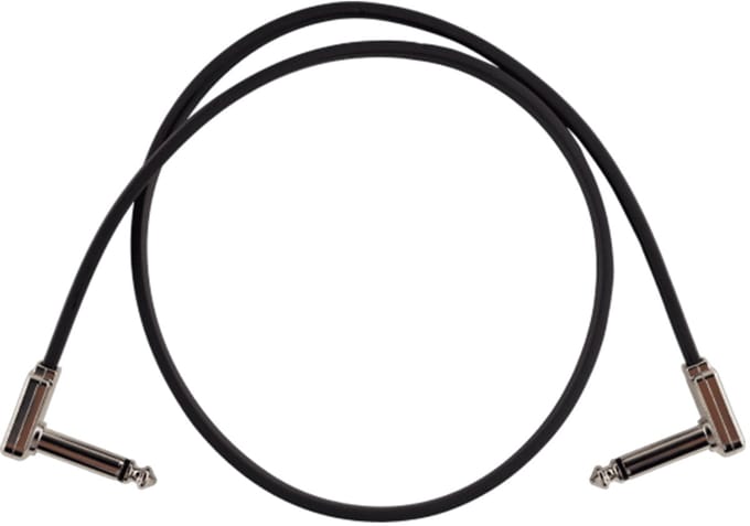 Ernie Ball 6228 Flat Ribbon Patchkabel Zwart 60cm - Per Stuk