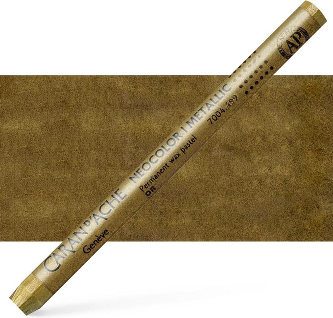 Caran d´Ache Neocolor I Permanente Waskrijt | Goud (499)