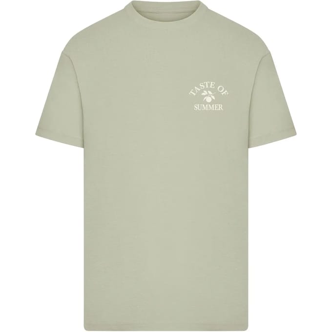 Mister Tee - Taste Of Summer Oranges Heren Tshirt - S - Groen