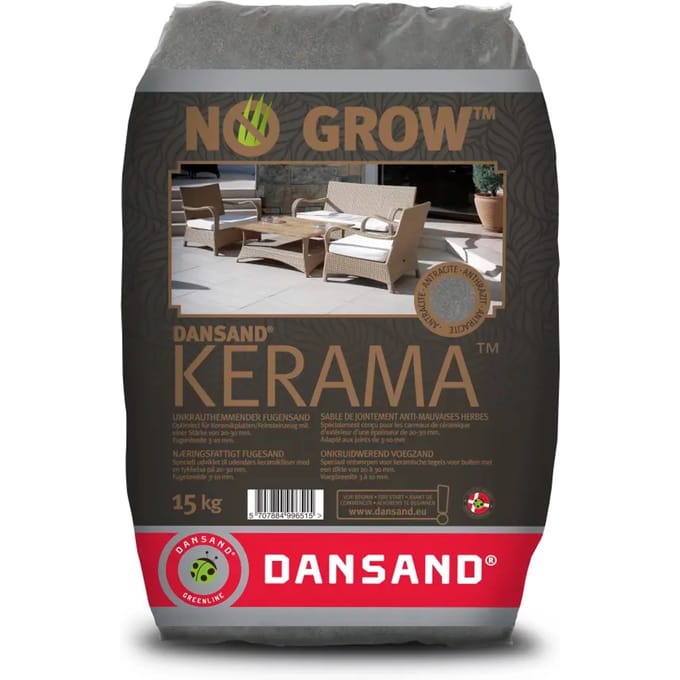 Dansand Kerama Anthracite 15kg Voegbreedte 3-10mm