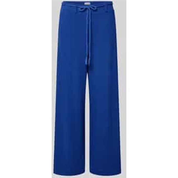 wide fit stoffen broek van viscosemix model 'Lumina'