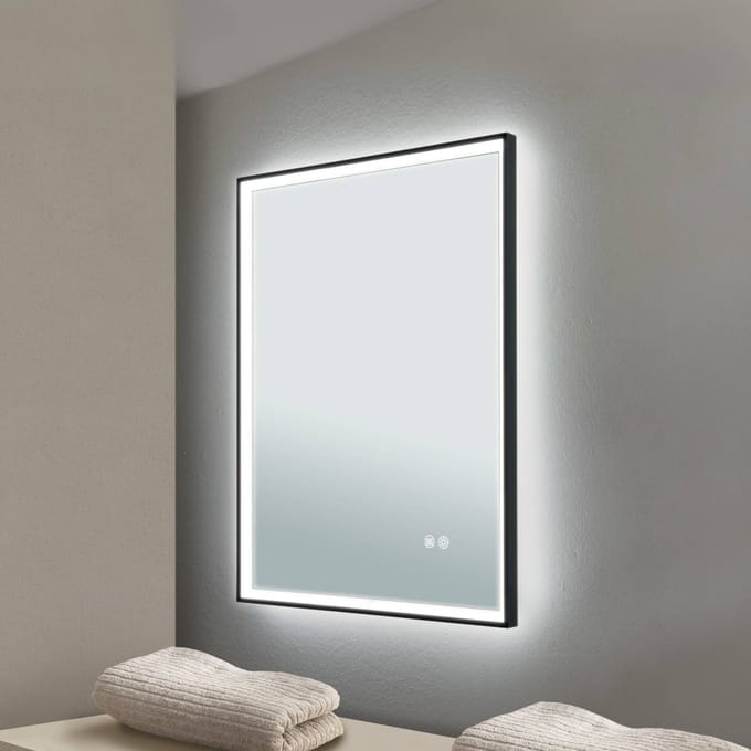ORION Frame LED-spiegel, 45 x 60 cm, CCT, anticondens, dimbaar