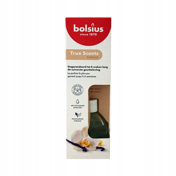 Bolsius Geurverspreider Vanille 60 ml - Tot 6 weken lang