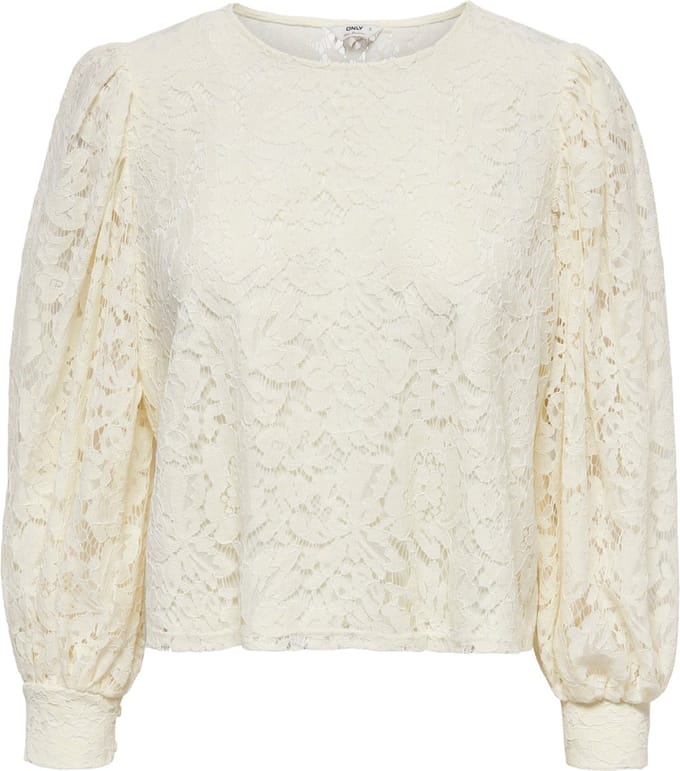 ONLY ONLYRSA 78 LACE TOP WVN Dames Top - Maat S