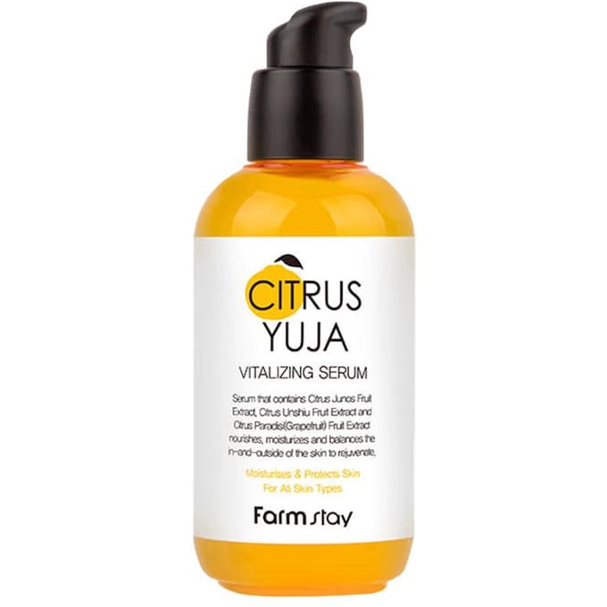 Farm Stay Citrus Yuju Vitalizing Serum 100ml (3 Options) #1PCS white