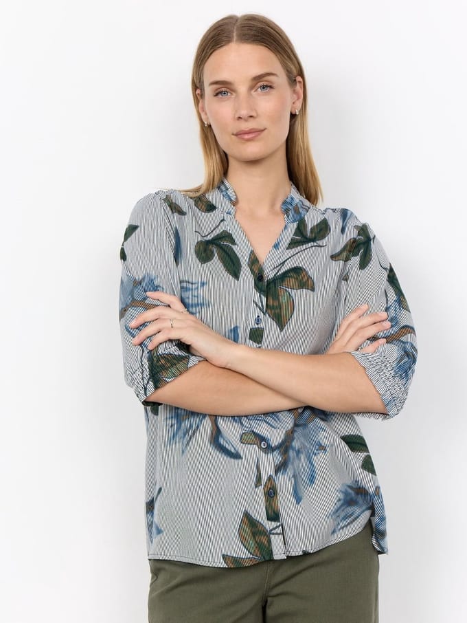 Soyaconcept Sc-gina 1 navy blouse