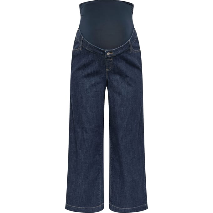 Bump It Up Maternity Blauwe Slouchy Jeans Met Wijde Pijpen Size 48