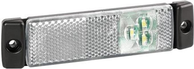 LED licht met reflector 130x30x11mm - 24V