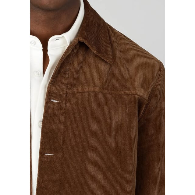 Ciszere Dylan cord overshirt 3.0 30066-064-06 mocha brown
