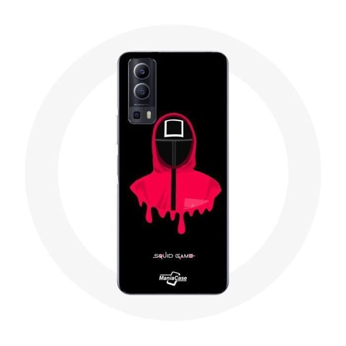 Vivo Y72 hoesje Squid Game vierkant masker