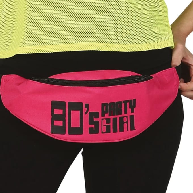 Fiestas Guirca - Heuptas 80's Party Girl Neon Roze