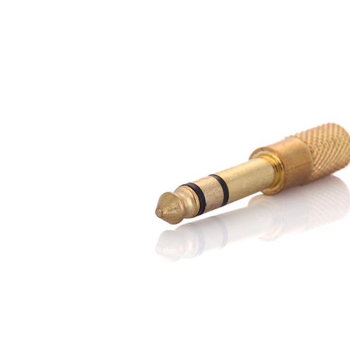 Audio Jack Adapter Converter Stereo Plug Socket voor elektrische gitaren Microfoon Hoofdtelefoon 6,5 mm mannelijk 3,5 mm vrouwelijk goud