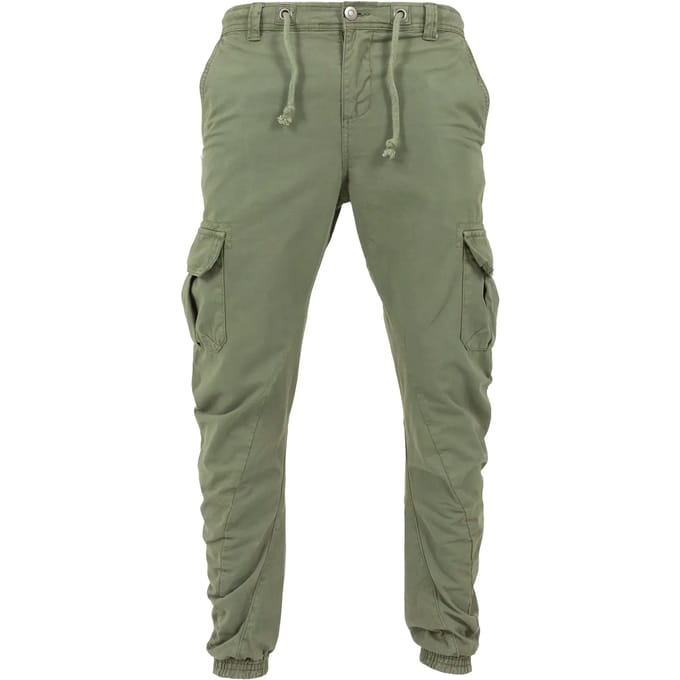 Urban Classics Cargobroek - Cargo Jogging Pants - S tot 5XL - voor Mannen - olijf