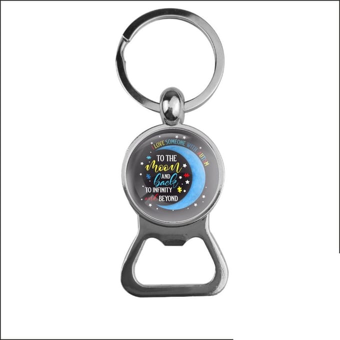 Bieropener Glas - I Love Someone With Autism