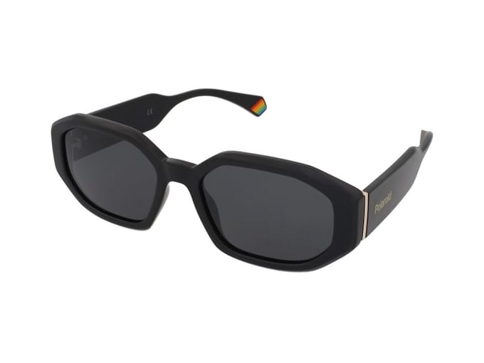 Polaroid Zonnebril Dames 807 M9 Shiny Black/55-18-140 gray