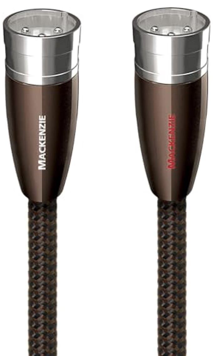0.5m XLR Audiokabel 3-polig - Zwart
