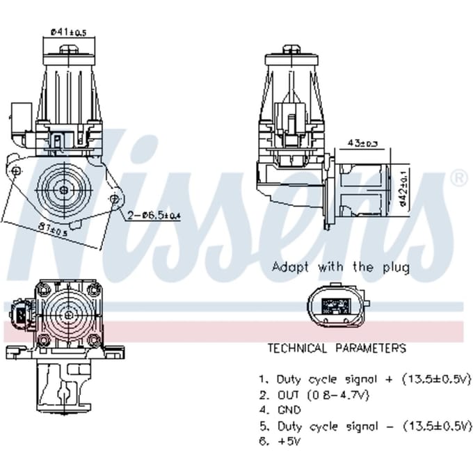 EGR-klep NISSENS 98377