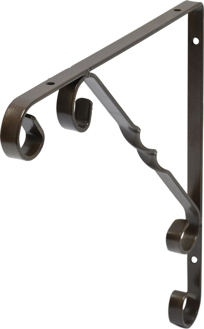 Duraline - Plankdrager - Ornament Antiek Brons - Staal - 25x25cm