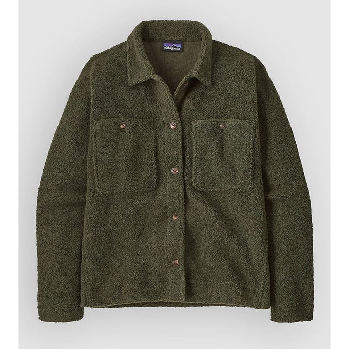 Patagonia Reclaimed Sweater Shirt Jas groen
