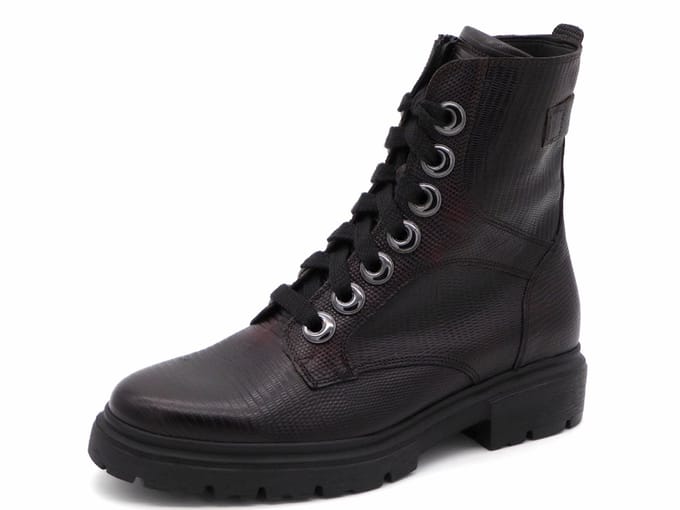Durea Dames Veterboot - 9809-755-1268 Bruin - Wijdte H - Maat 4 (37)