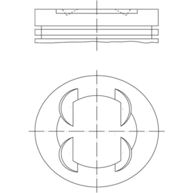 Zuiger MAHLE 681 PI 00109 002